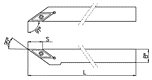 Wendeplattenhalter SVAC R/L 1010 M13